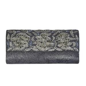 Deepa Gurnani beaded envelope clutch NEW